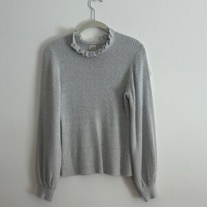 A New Day Light Gray Knit Sweater